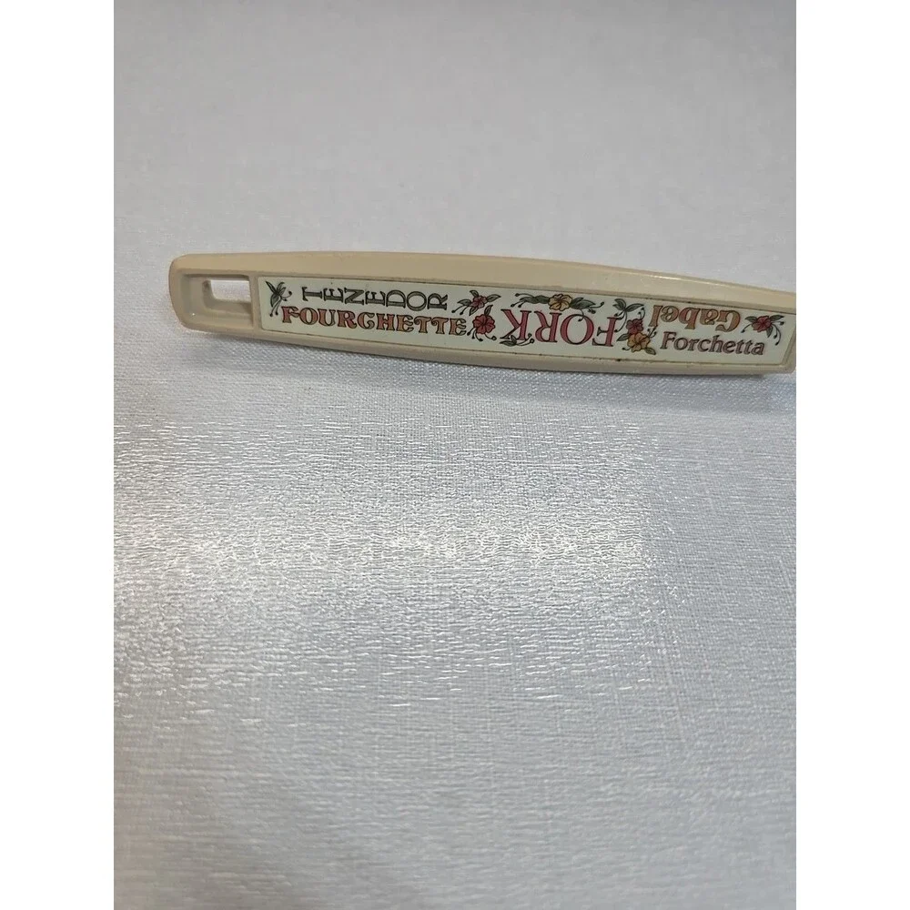 VINTAGE EKCO MEAT SERVING COOKING FORK UTENSIL